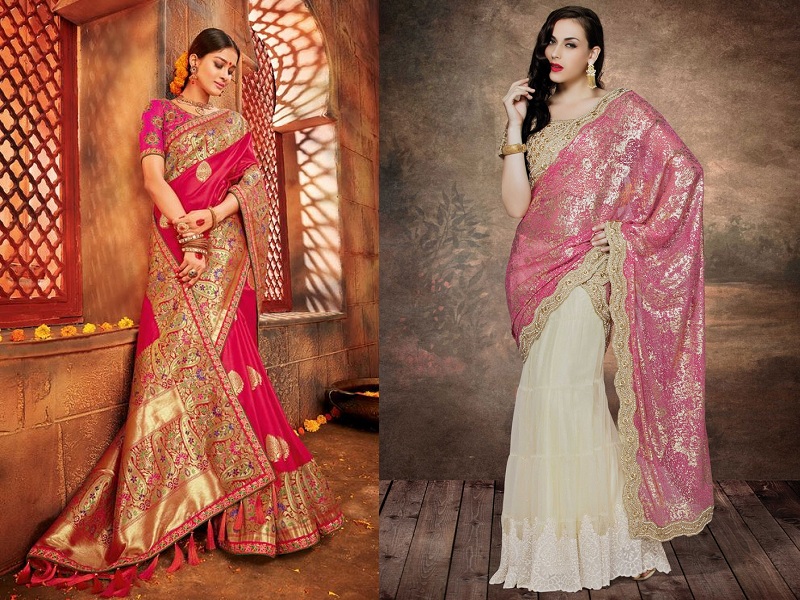 If you want to look different in wedding, then carry these things with saree