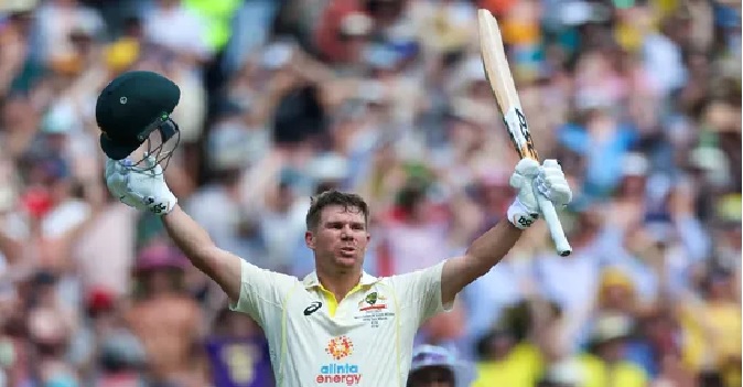 After scoring a double century in the 100th Test, David Warner was injured in an accident and had to leave the field