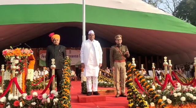 74th District Level Republic Day was held at Thermal Power Station under the Chairmanship of State Level Minister.