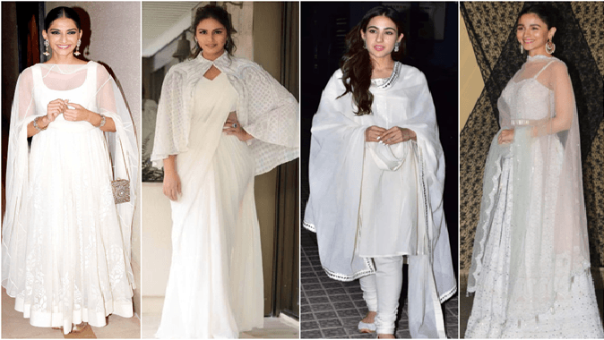 Fashion Tips: Low style inspiration from these celebs for white traditional attire