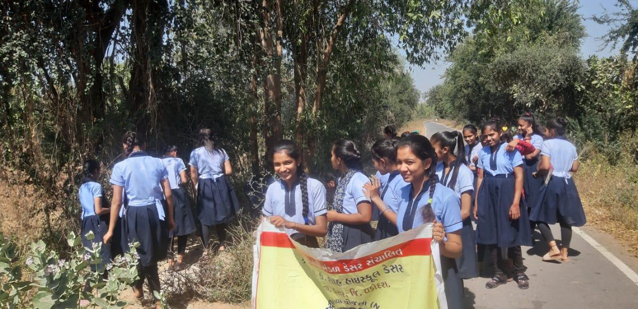 An N.S.S camp was organized at Paktipura village by Deser High School