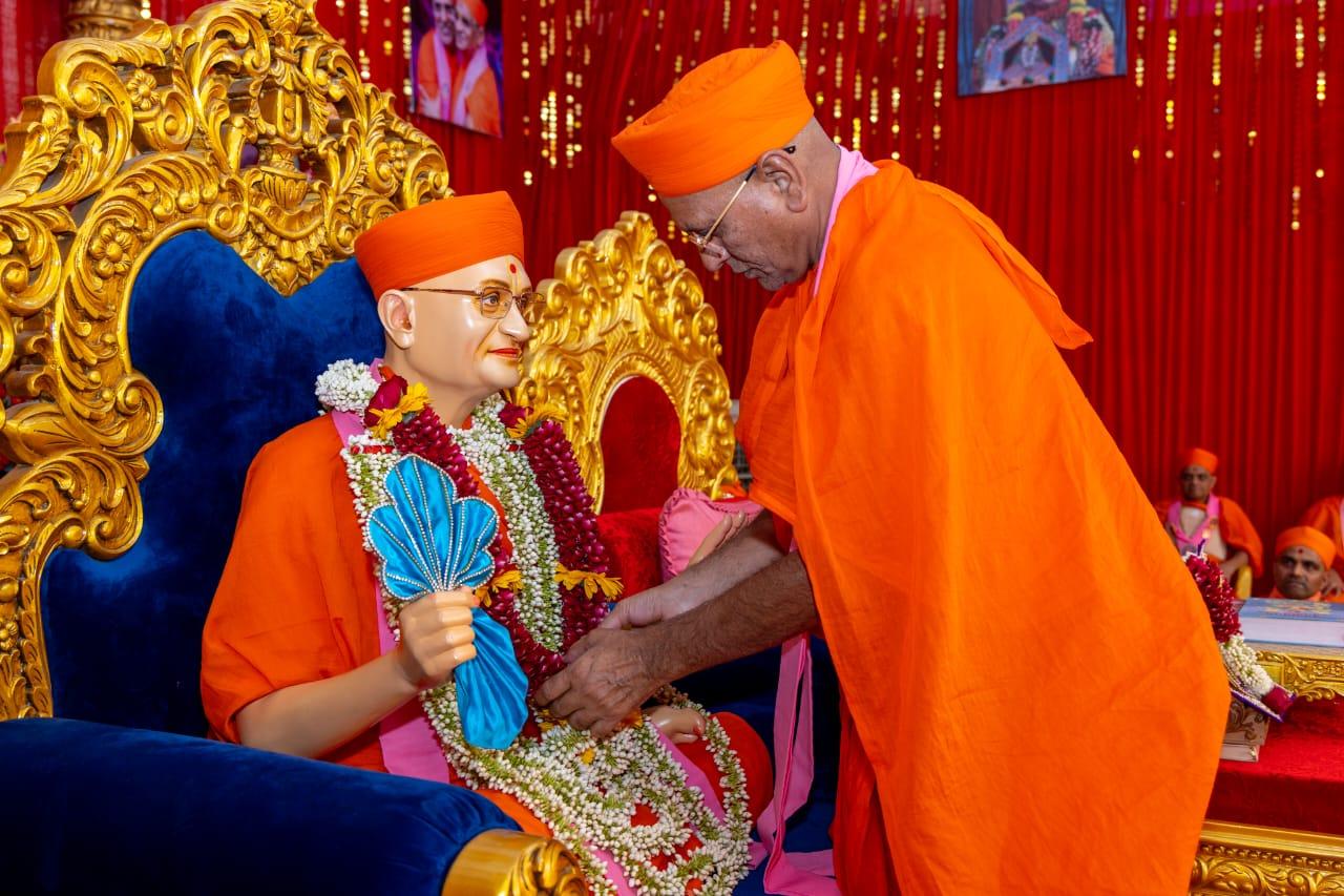 The 79th Annual Patotsav of Ghanshyam Maharaj was celebrated with great gaiety at Swaminarayan Temple, Maninagar.