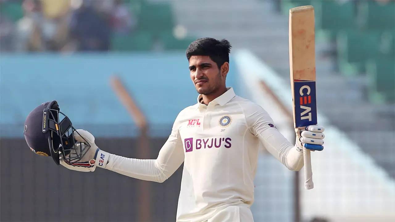 Shubman Gill scored his maiden Test century on Indian soil, raining runs on the field