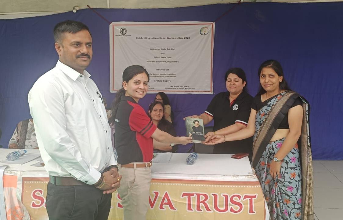 International Women's Day celebration jointly organized by MG Motor and Saheli Seva Trust