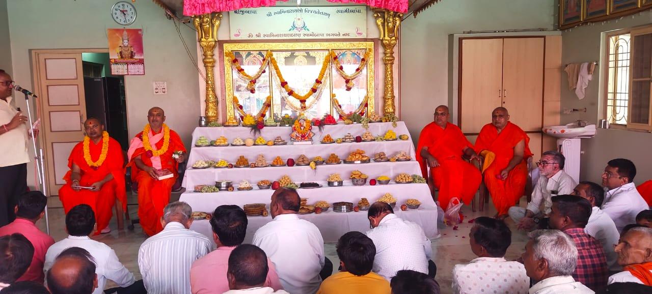 Celebration of Annual Patotsav in Swaminarayan Gadi Sansthan Ranipura, Harkundi with great gaiety....