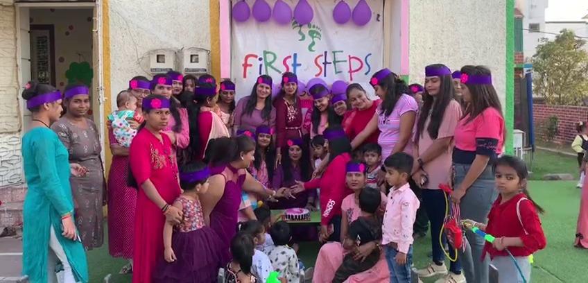 Rangotsav celebration at First Step Pre School, Halol