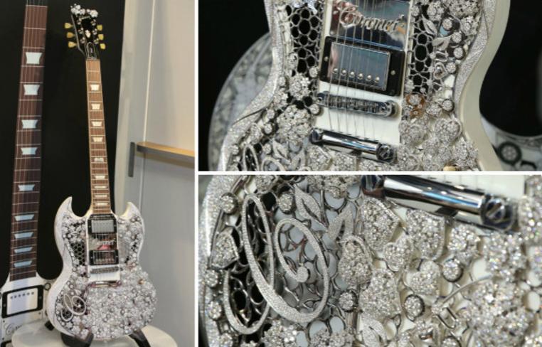 This is the most expensive guitar in the world, even the rich will think 10 times before buying!