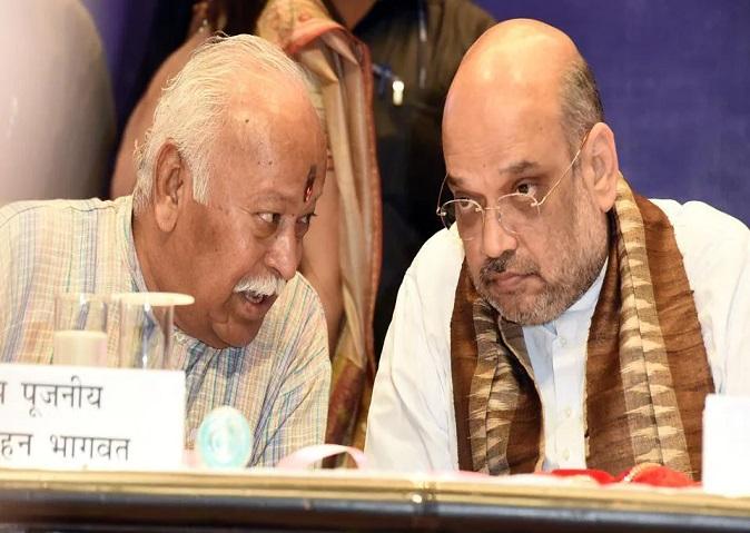 union-chief-mohan-bhagwats-1-hour-meeting-with-amit-shah-made-a-strategy-for-2024-elections