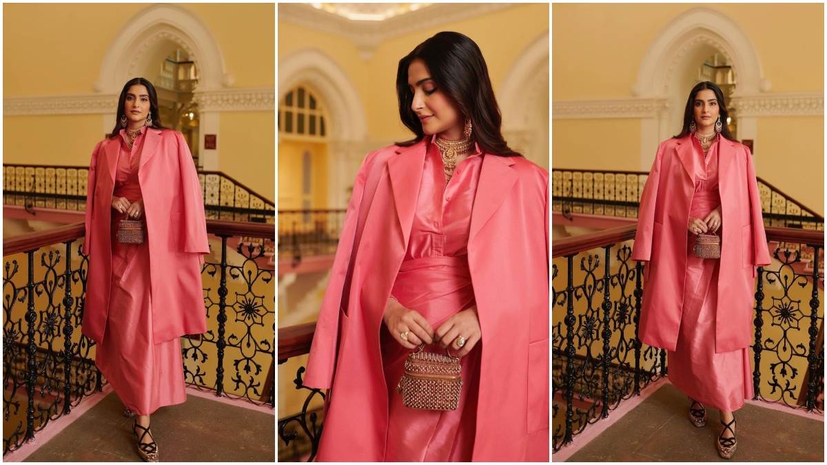 Sonam Kapoor's pink monotone look is very special, know how to give it a fusion touch