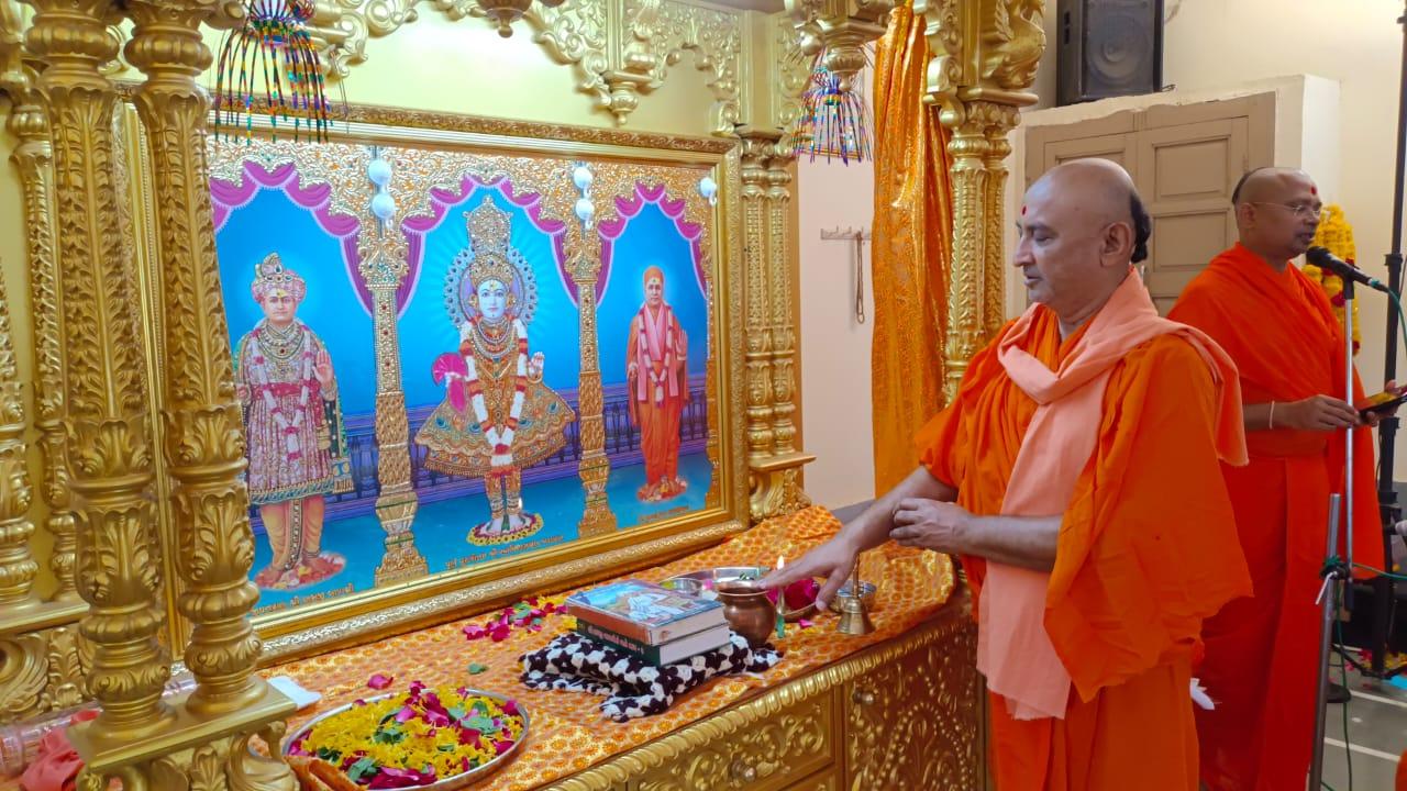 Maninagar Sri Swaminarayan Gadi Sansthan managed Sri Swaminarayan Mandir, Bodidrabuzarg 9th Pratisthotsav was celebrated with gaiety...