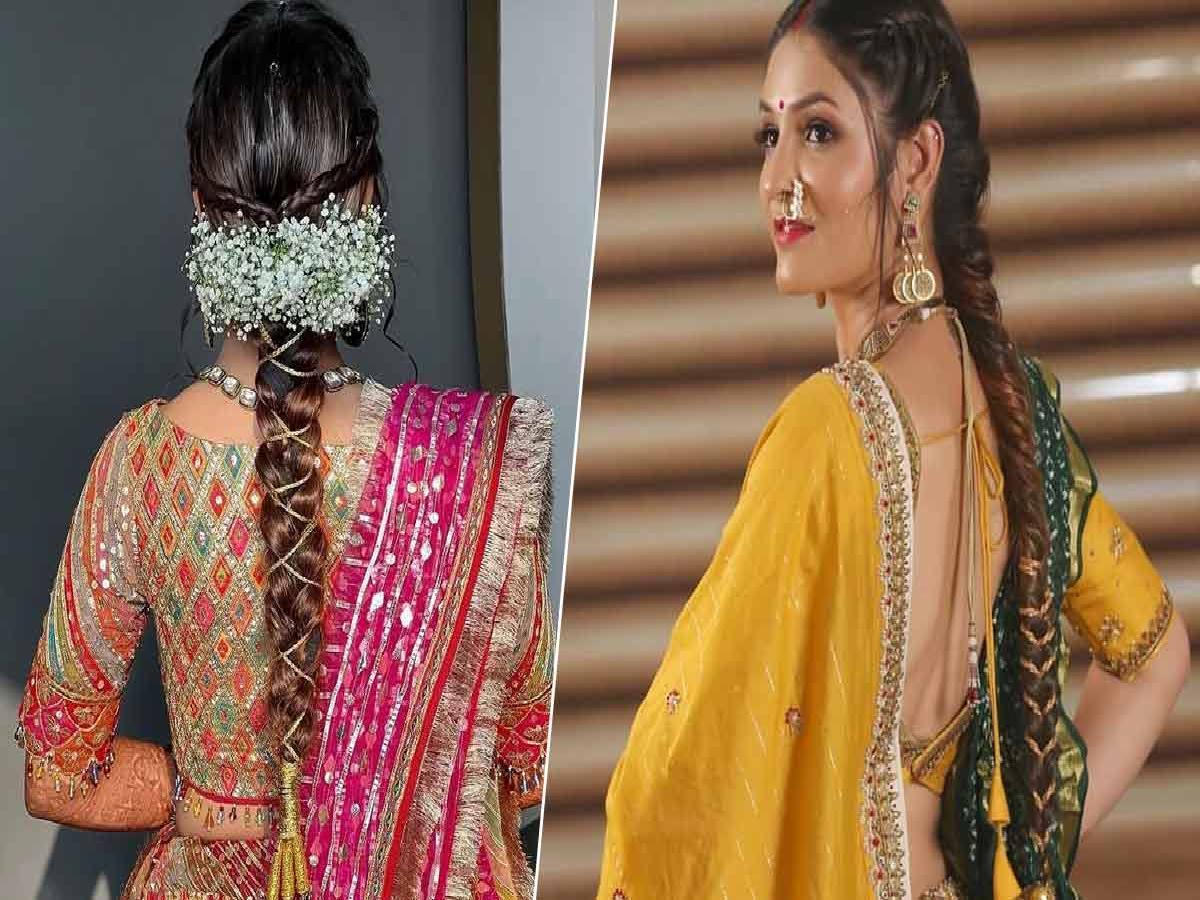 baisakhi-2023-to-look-beautiful-on-baisakhi-put-paranda-in-your-hair-like-this-look-different