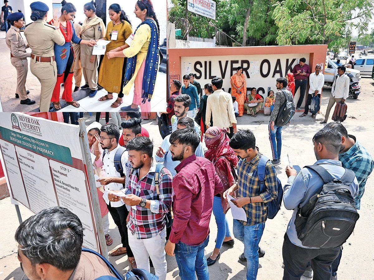 Junior Clerk Exam in Pavijetpur Taluka Completed in Peaceful Atmosphere: Only 35% Candidates Appeared