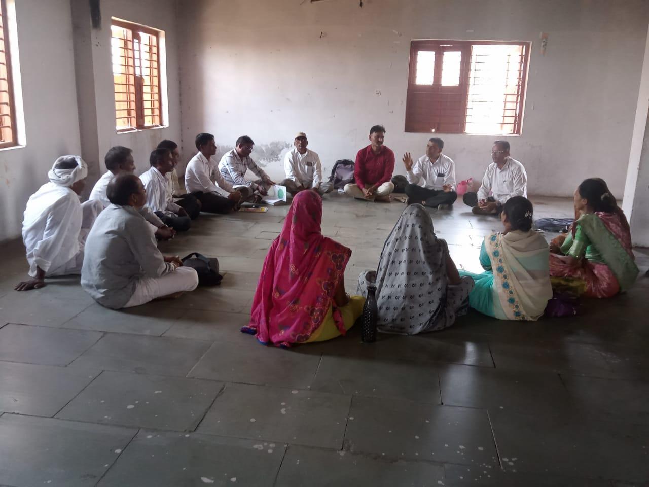 Agriculture and tribal swaraj organization meeting by Wagdhara organization crisis on agriculture due to impact of changing weather