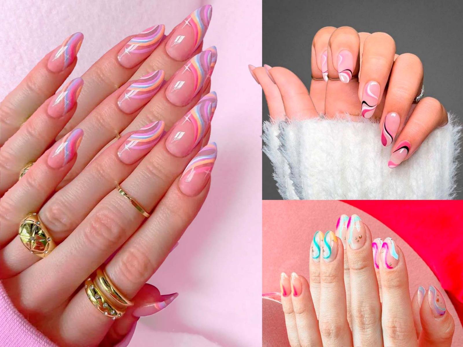 Nails will look beautiful with barbicore nail trend, stylish look will be seen in summer season