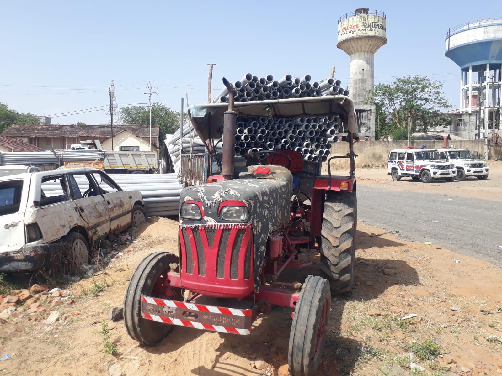 Thieves lifted the pipes before the water could reach the Nal Se Jal scheme in Sheer village