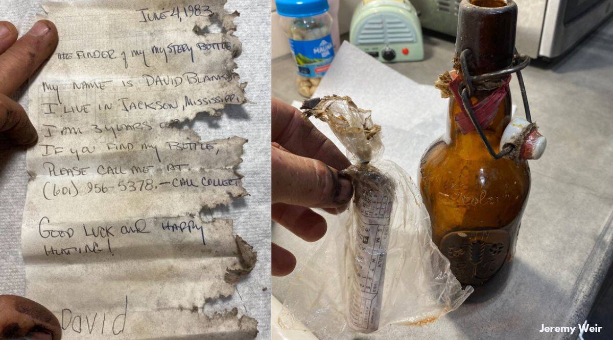 'Whoever gets this letter will...', closed in a bottle for 10 years, woman reads, know what happened next