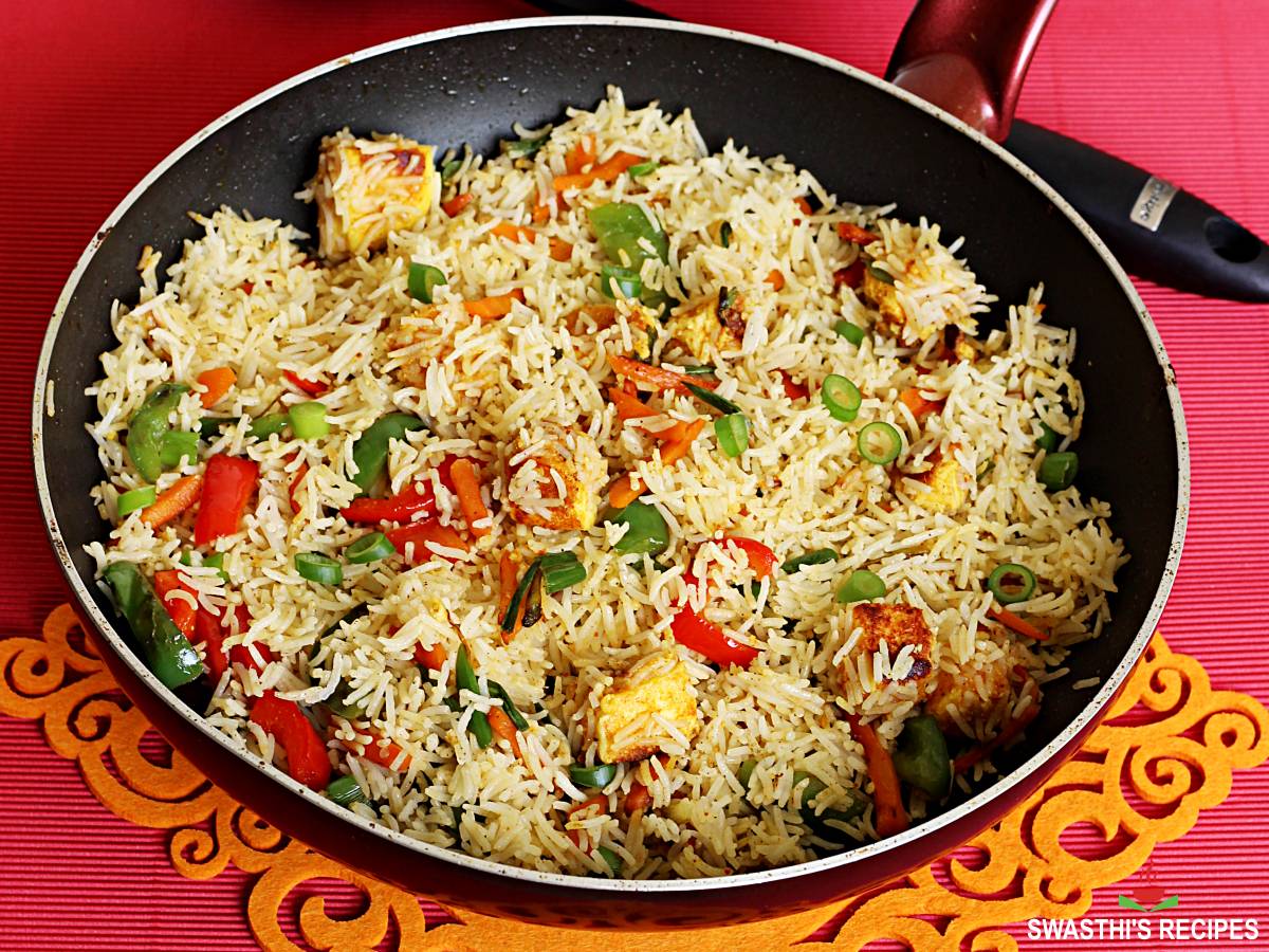 Make Paneer Fried Rice with leftover rice, follow this recipe to make