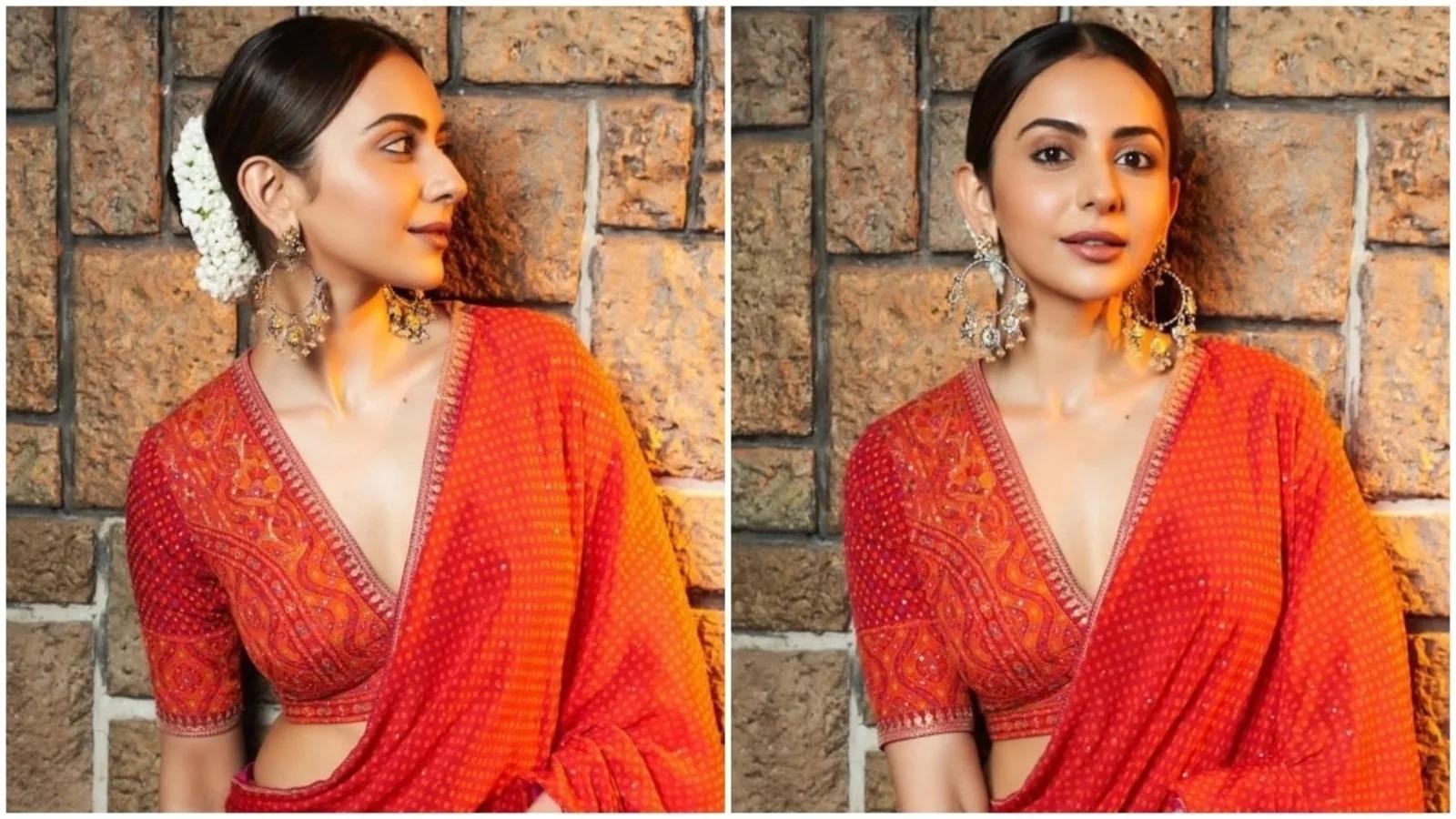 If you want to look different in a saree, take tips from Rakul Preet's collection