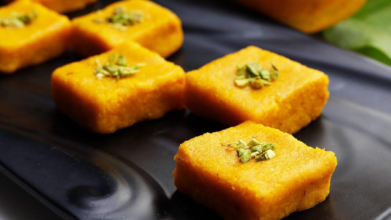 Enjoy mango burfi in summer, take note of the recipe