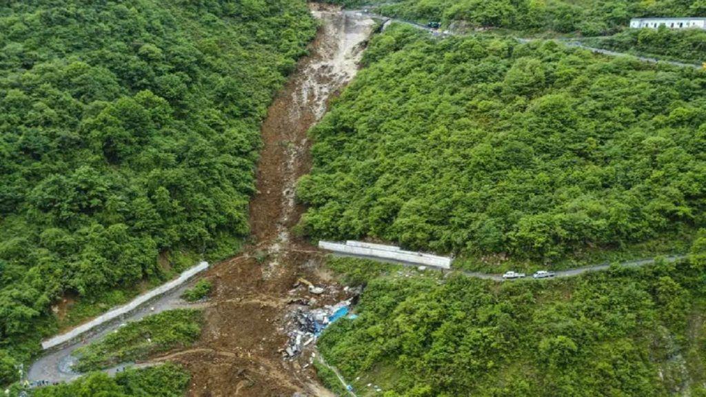 Massive landslide in China's Sichuan province, 19 dead; 180 personnel deployed for rescue operations