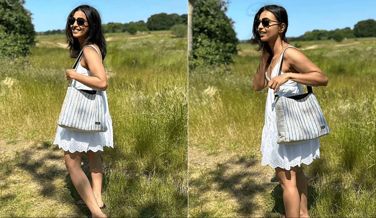 Black sandals, white dress and sunglasses, Radhika Apte's most beautiful look, you can also try