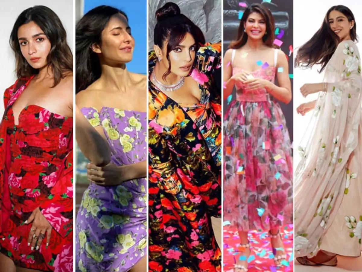 This floral dress is perfect for a summer vacation, take inspiration from these actresses