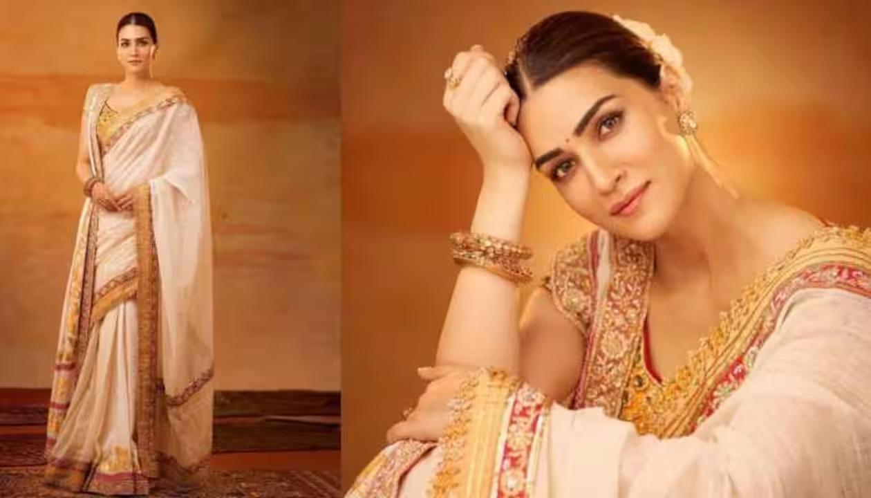 Kriti Sanon in gorgeous traditional look, glamorous look in brown saree