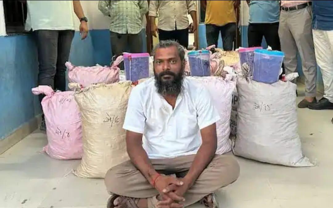 24.47 lakh worth of ganja seized in Surat, police arrest one