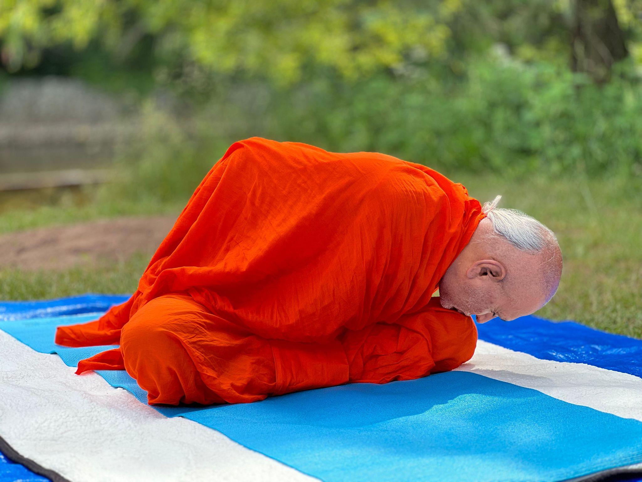 International Yoga Day was celebrated in the presence of Sri Jitendriyapriyadasji at Eldorado Park, Canada.