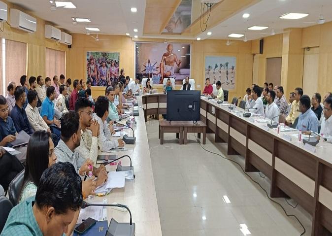 Chotaudepur District Development Coordination and Monitoring Committee meeting was held