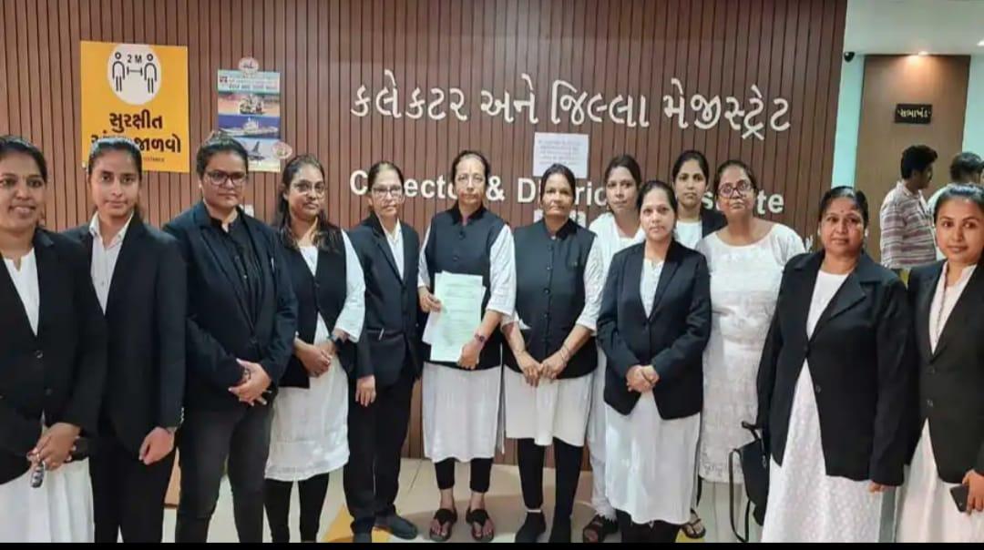 Surat women lawyers on the issue of atrocities on women in Manipur