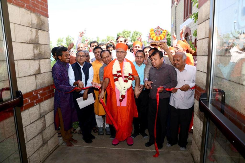 Culture Center and Community Hall inaugurated by Maninagar Swaminarayan Gadi Sansthan in Roseford, Toledo, Ohio - USA