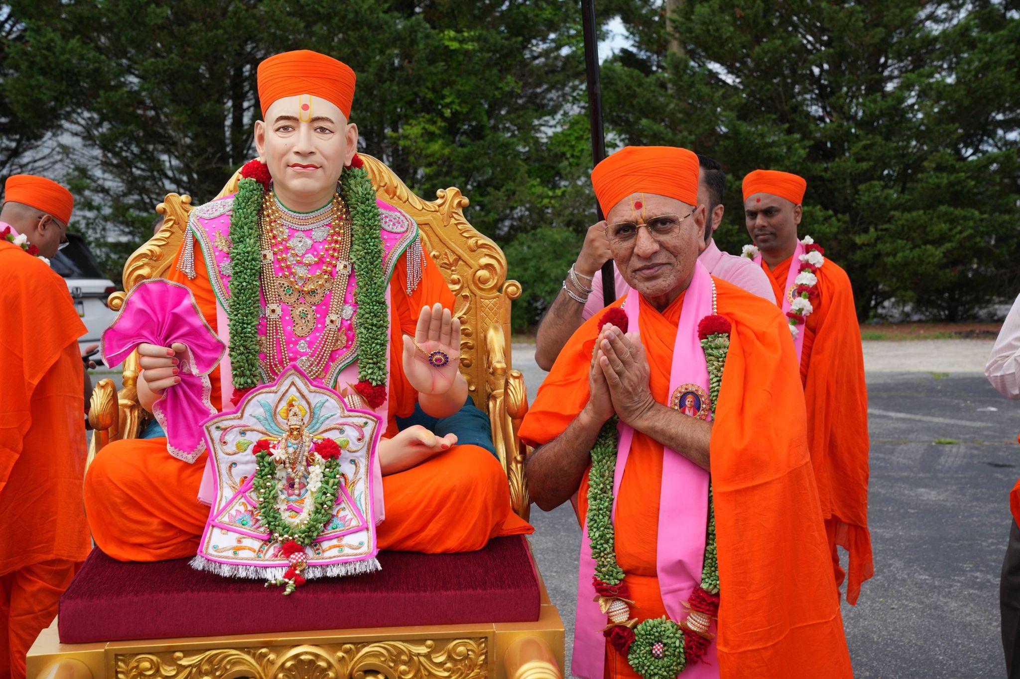 Sri Swaminarayan Mandir, Delaware, USA celebrated Gurupurnima with 9th Patotsav of Ghanshyam Maharaj.....