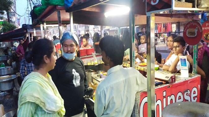 In Godhra, the food department conducted intensive checks on food trucks