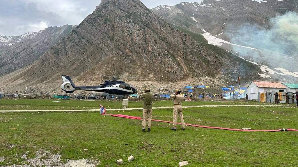 Four medical karmayogis from Vadodara joined the medical base camp in Amarnath Yatra