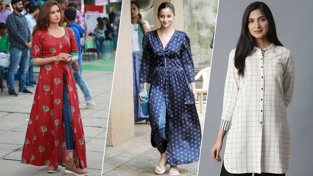 If you want to look stylish in jeans and kurti, do it like this