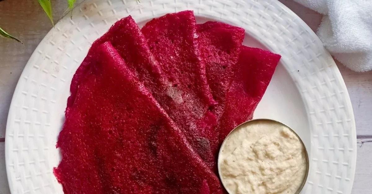 Red dosa made with this simple recipe will have health benefits along with taste