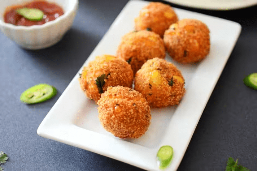 Make Paneer Cheese Balls for kids for breakfast, easy to make too