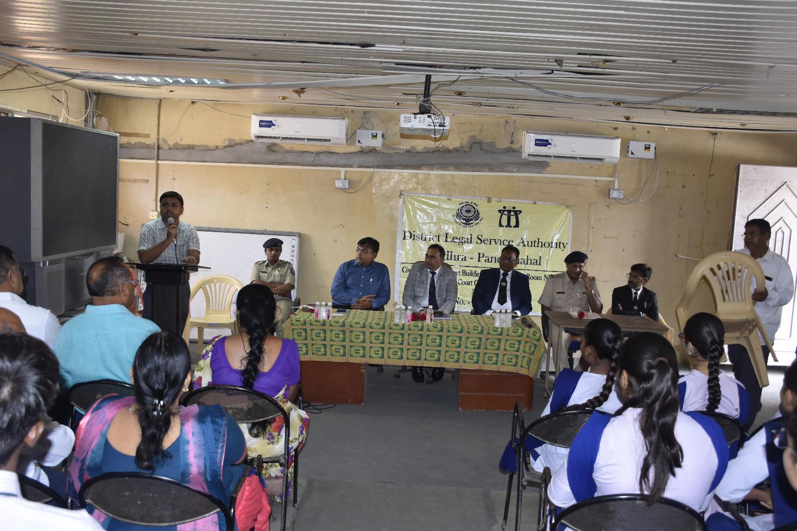 Legal Education Camp on "POCSO" at Newira High School by District Legal Services Authority