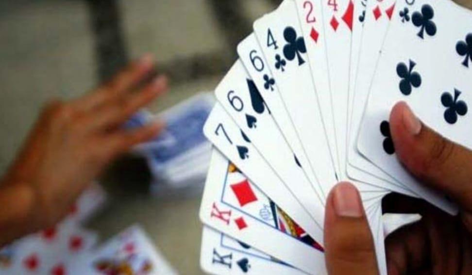 Six, including an elderly bus parking operator, were arrested for gambling at a bus parking lot near Katargam Vadla Circle in Surat.