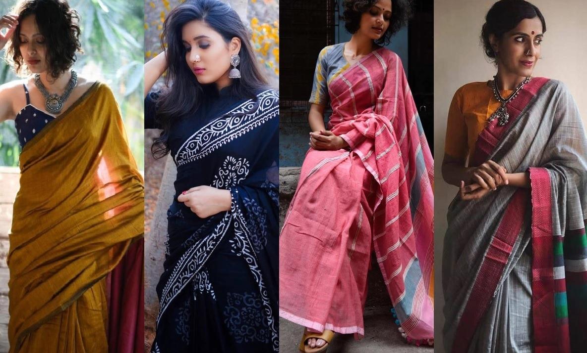 Know saree styling tips, you will get four moons in beauty