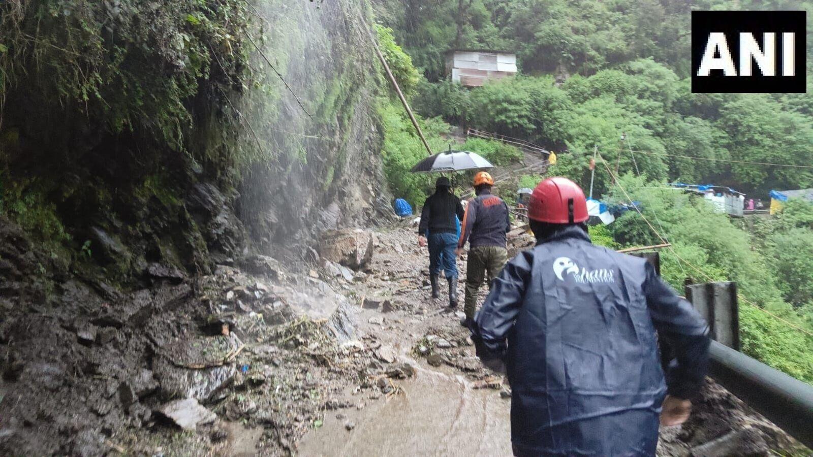 Landslide again in Gaurikund, 2 children of same family killed; Second incident in five days