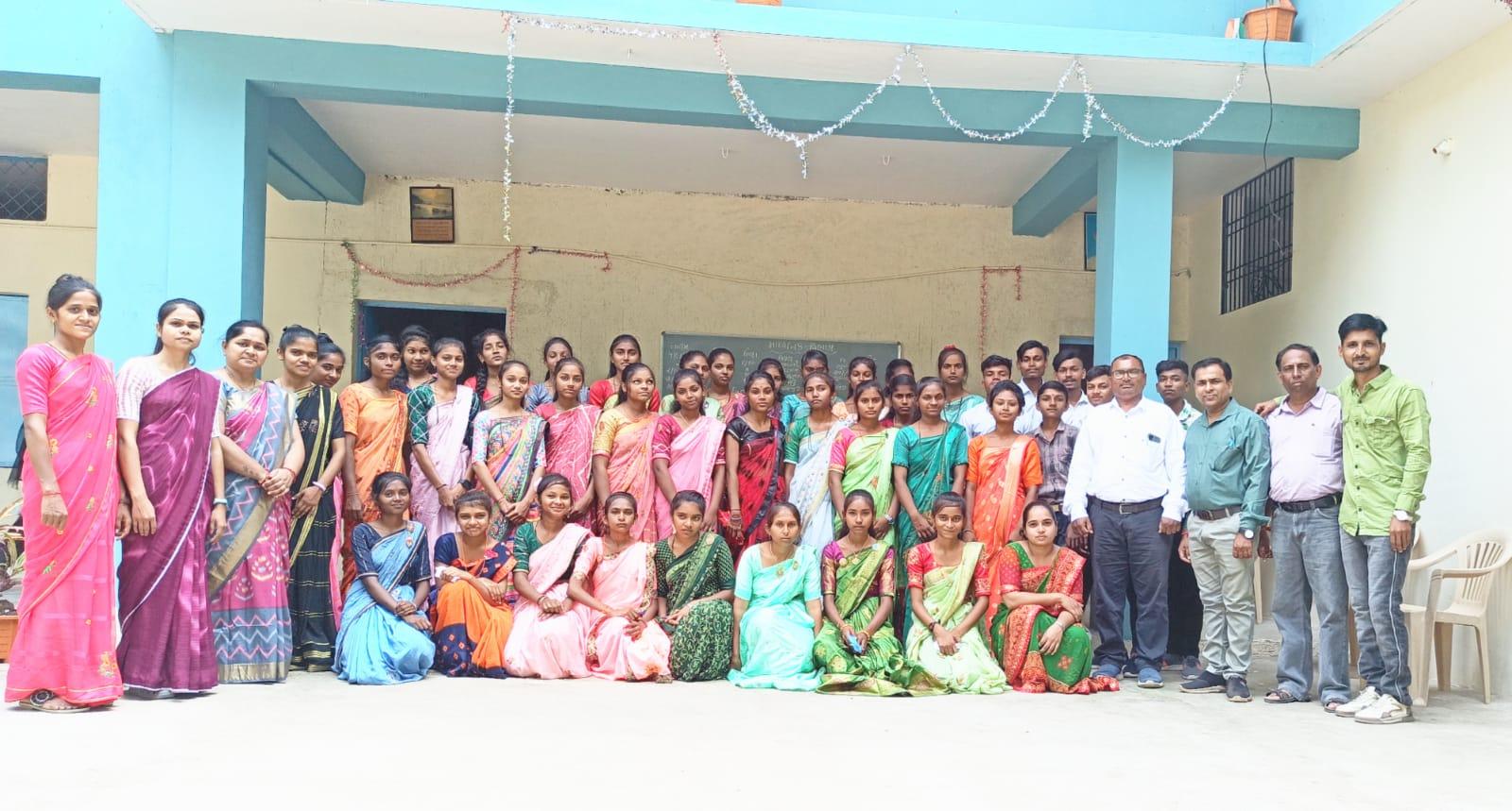 Teacher's Day was celebrated at Shree Adivasi Secondary School Dungarwat