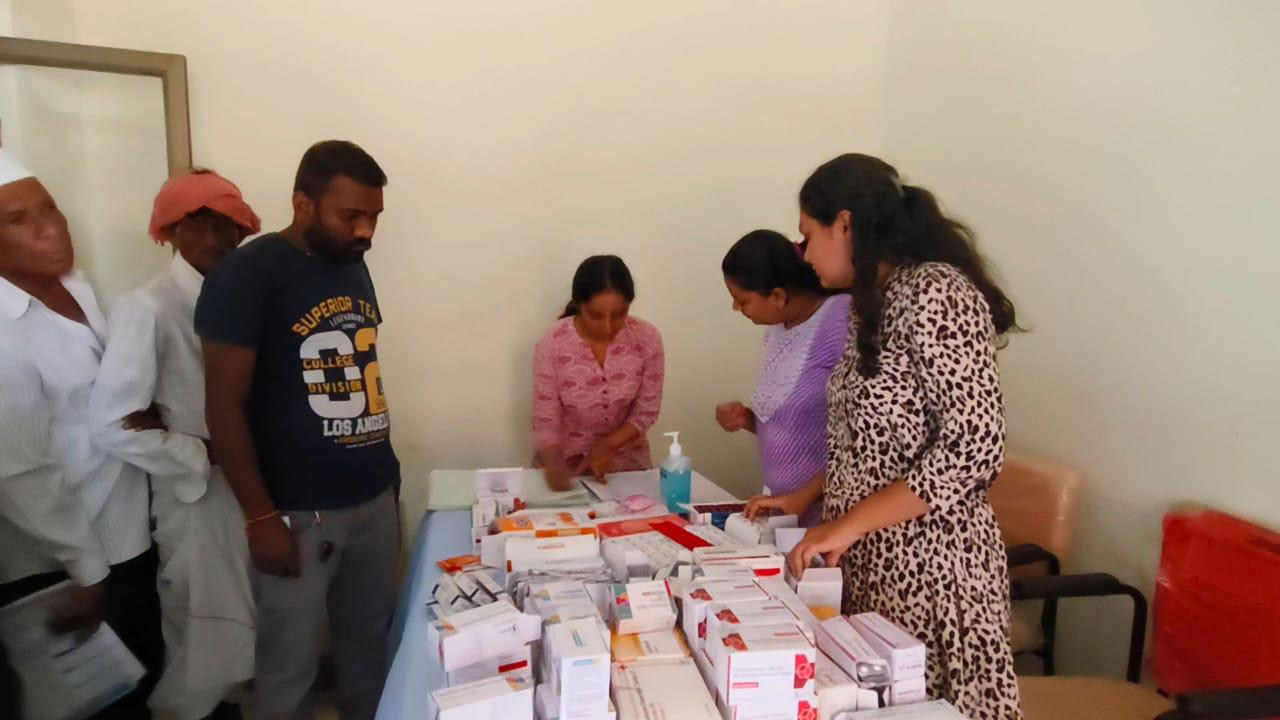 All disease diagnosis camp was held at Kadwal Community Health Center, Jetpurpawi