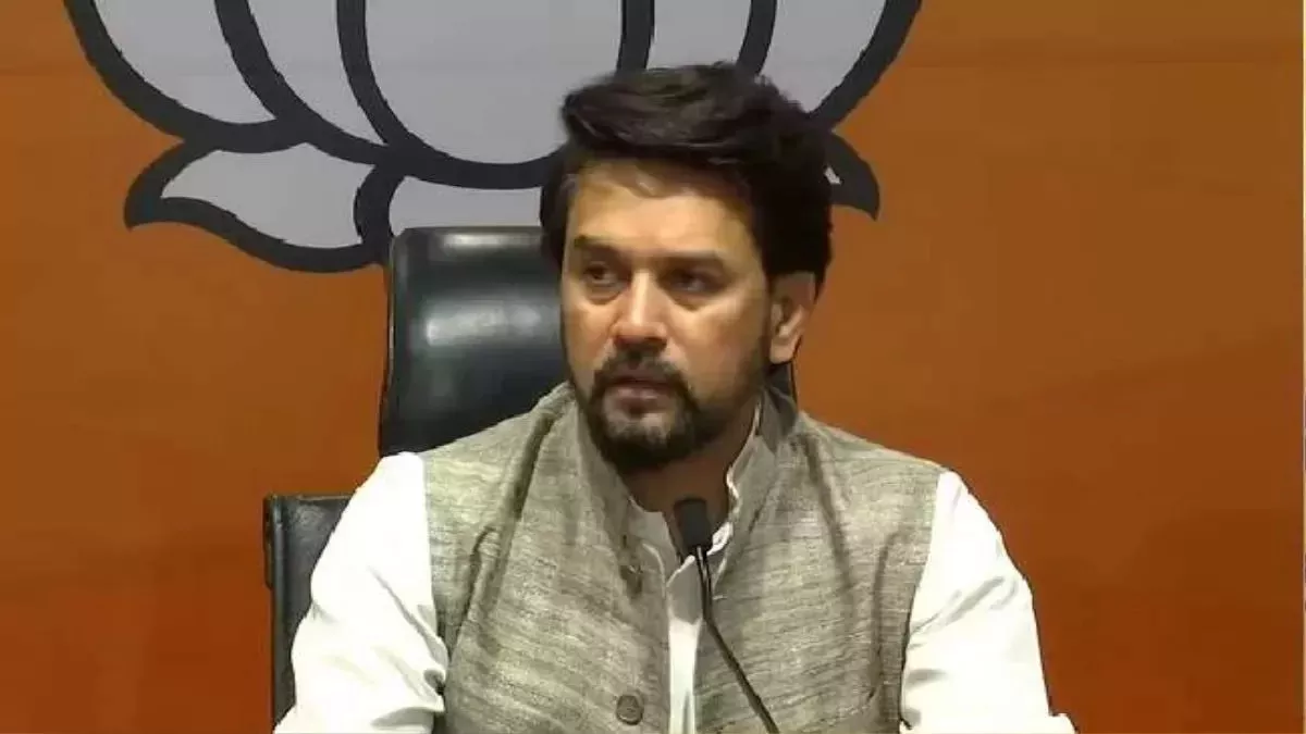 Anurag Thakur targeted the Mamata government, said that there was also a scam in the scheme named after Mahatma Gandhi in Bengal.