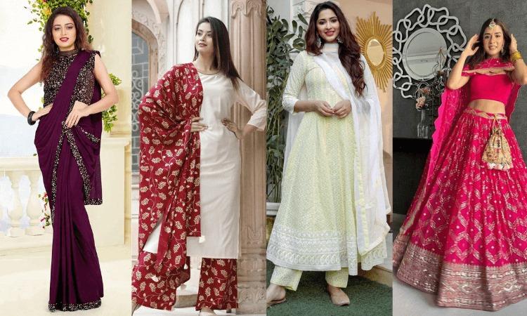 Try these outfits to look beautiful this Diwali