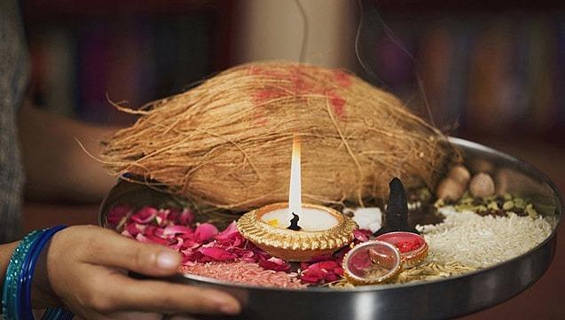 If a coconut comes out during the worship, then your worship has been accepted, God gives this sign