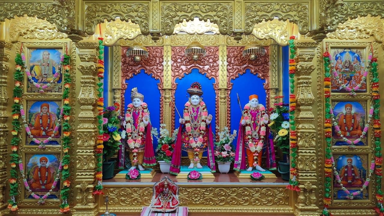 Shree Swaminarayan Temple, Dhandalpur - Panchmahal celebrated Sharadpurnima with great gaiety...