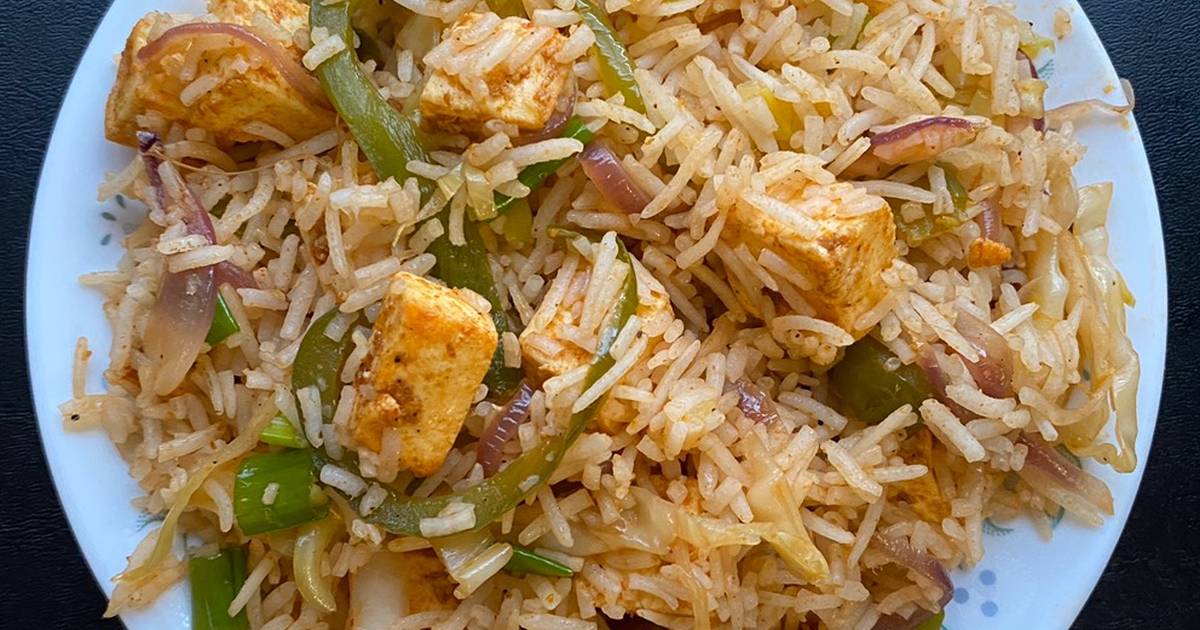 Make Paneer Fried Rice with a special twist, the taste will increase, learn to make it