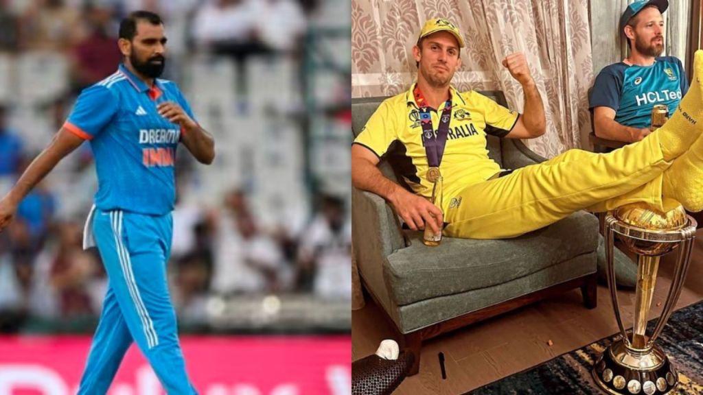 Mohammed Shami reacts to Mitchell Marsh's action, says - Stepping on the trophy is really...